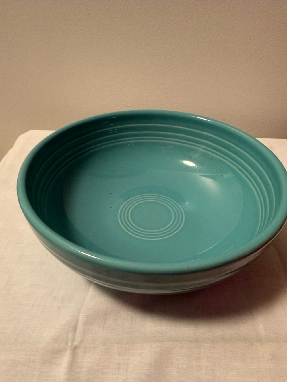 Fiestaware Turquoise Ceramic Mixing Bowl